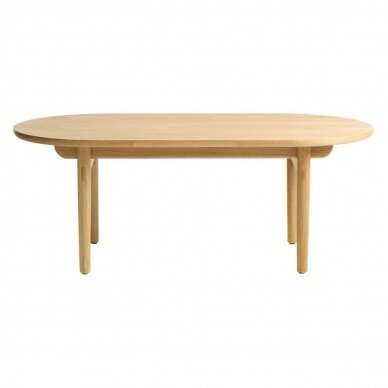 Kavos staliukas, ąžuolo masyvo/faneruotės, 45x130x70 cm 1